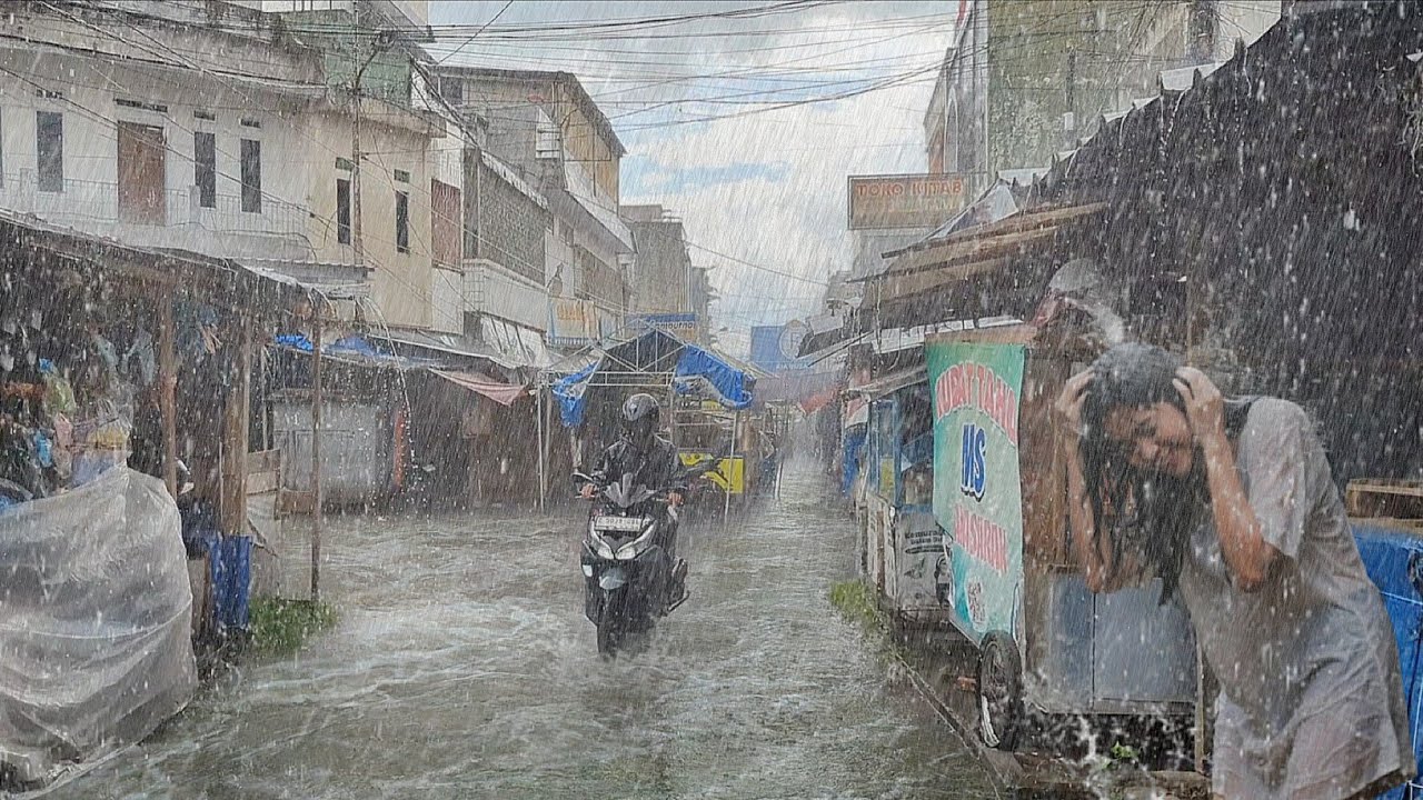 Rain Hits Asia! The Most Extreme Super Hurricane Destroys Village Life in Asia 🥶