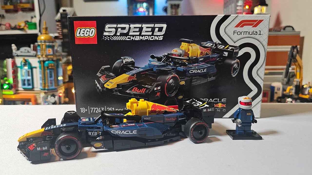 Гоночный автомобиль Red Bull Oracle — мой любимый набор Lego Speed ​​Champions F1 на данный момент!