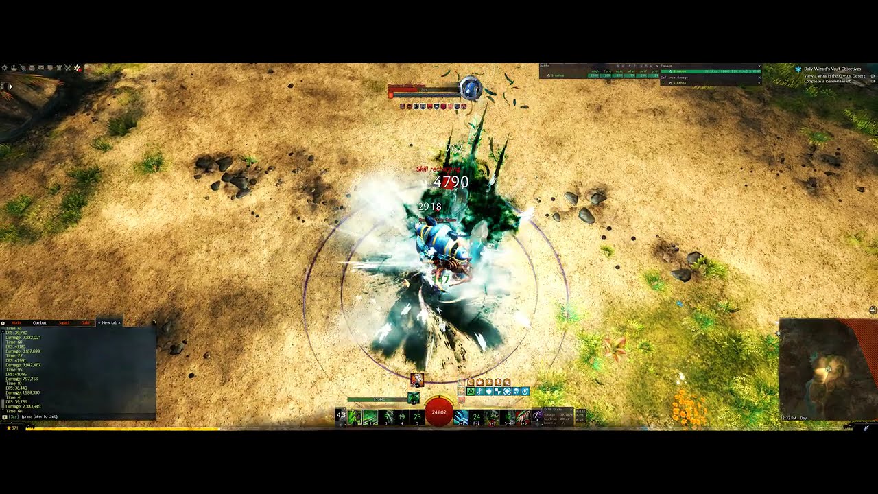 Guild Wars 2 Power Reaper (Greatsword + Dagger/Sword) 42,027 01/13/2026 Patch