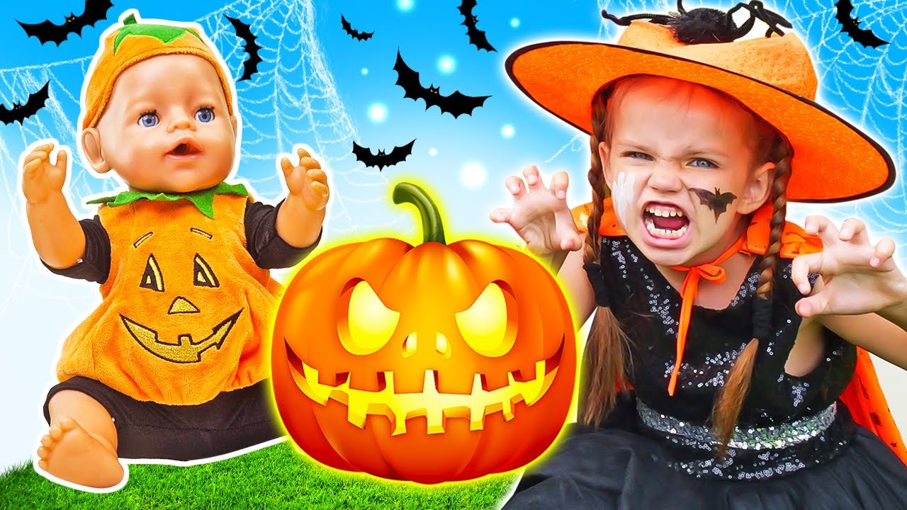 Giochiamo a Halloween insieme a Maya e la sua bambola Lina