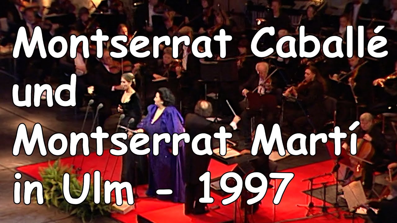 Montserrat Caballé und Montserrat Martí in Ulm 1997 #montserrat #monserrate #opera