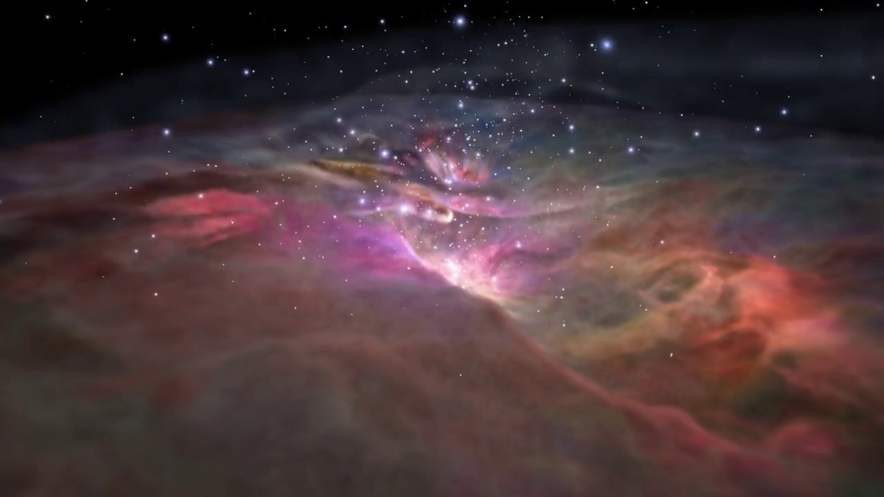 Fly Into the Orion Nebula - New 3D Visualization