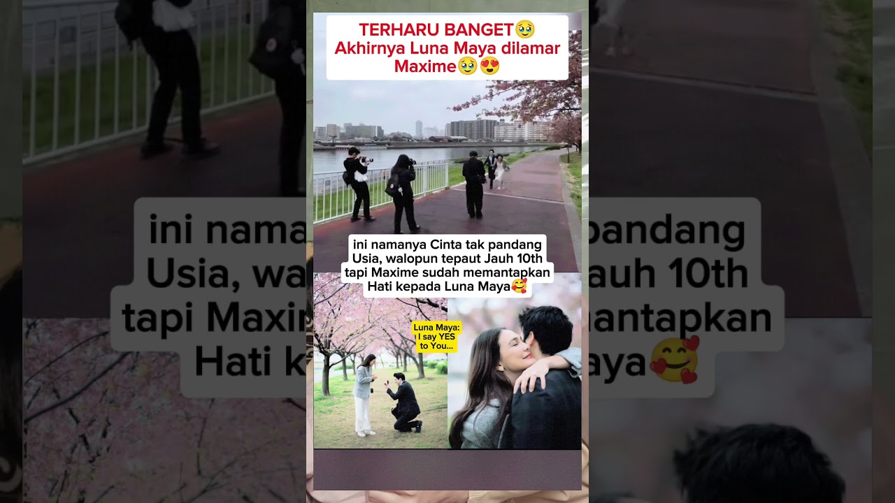 Akhirnya Luna Maya dilamar Maxime #shorts #lunamaya #beritaterkini #selebriti #lunamayayaterbaru