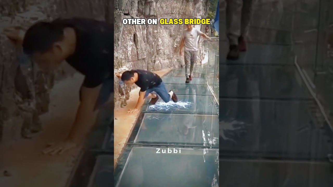 &ldquo;GLASS BRIDGE Challenge &ndash; INSANE Squid Game IRL!&rdquo; #trollface