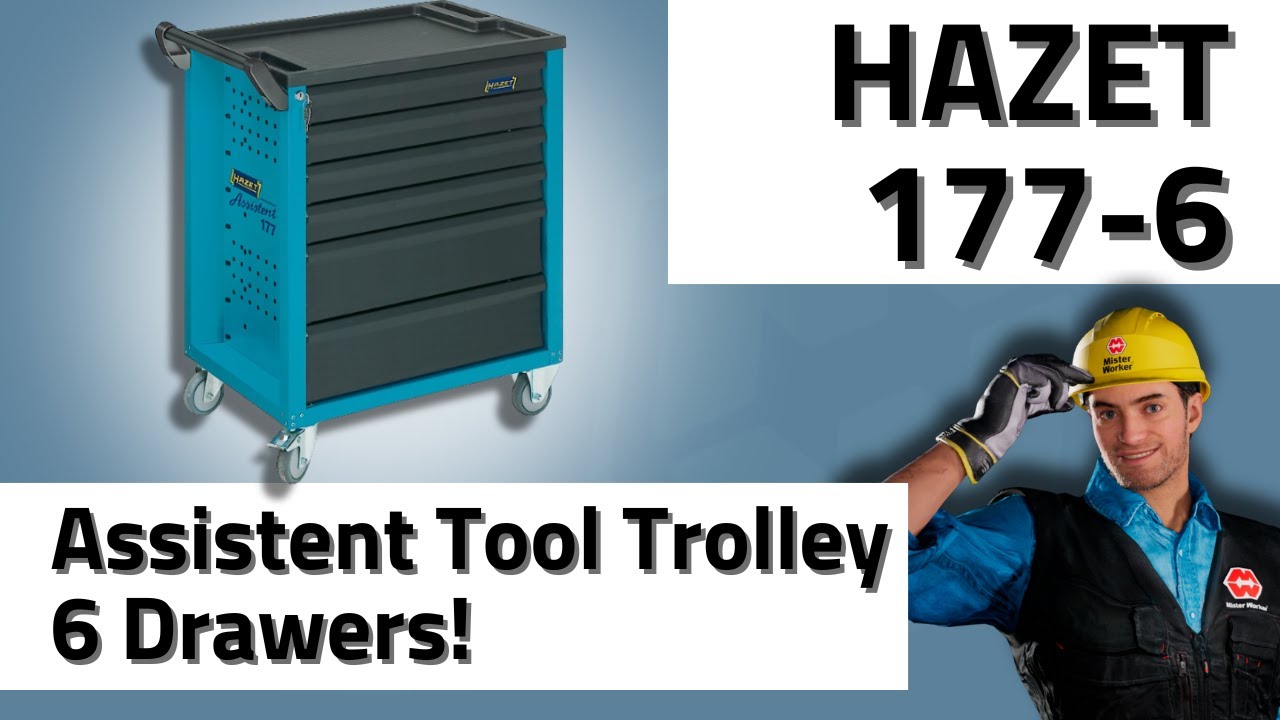 HAZET 177-6 Assistent Tool Trolley 2025 Review &ndash; 6 Drawers!