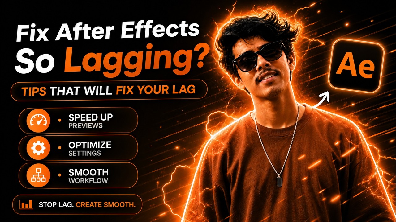 Fix After Effects Lag! 🚀 Speed Up Previews, Optimize Settings & Smooth Workflow (2026 Guide)
