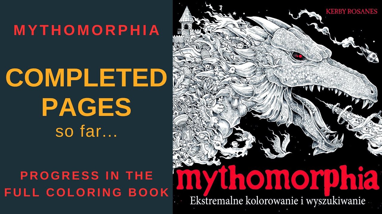 💫💫 COMPLETED PAGES in MYTHOMORPHIA by Kerby Rosanes - my progress so far