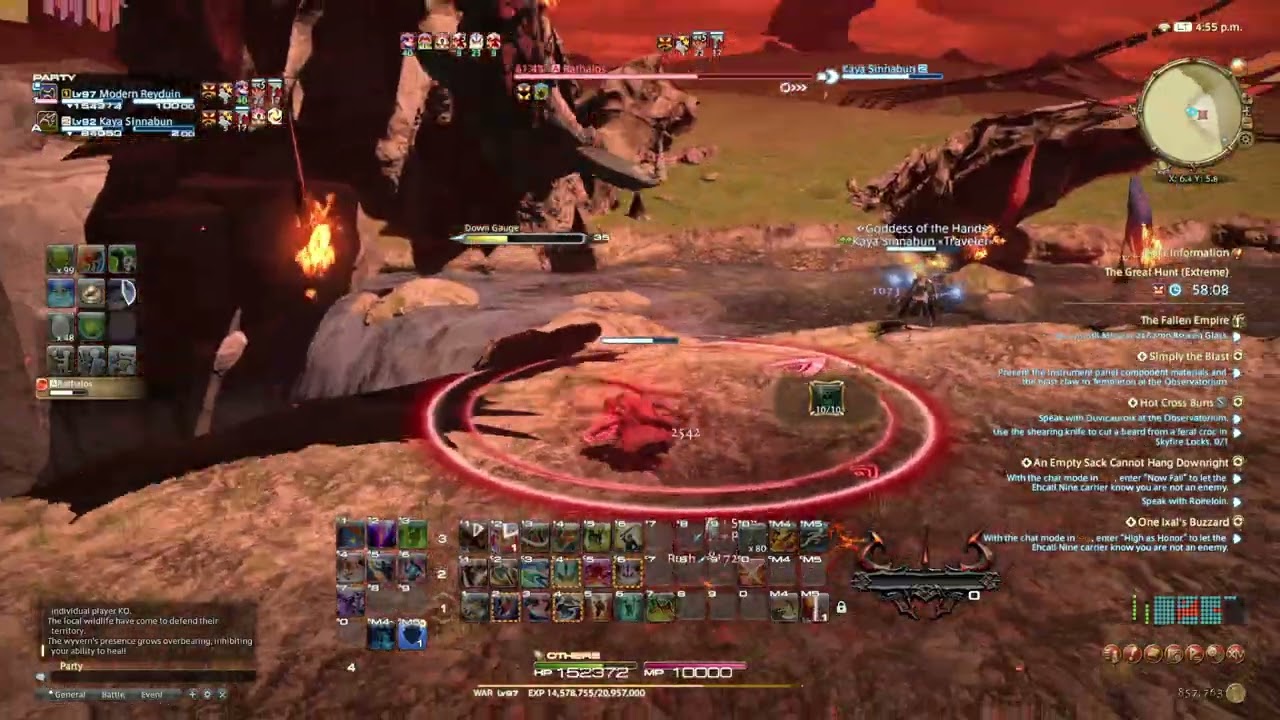 Final Fantaxy XIV - Rathalos fight in 3 minutes