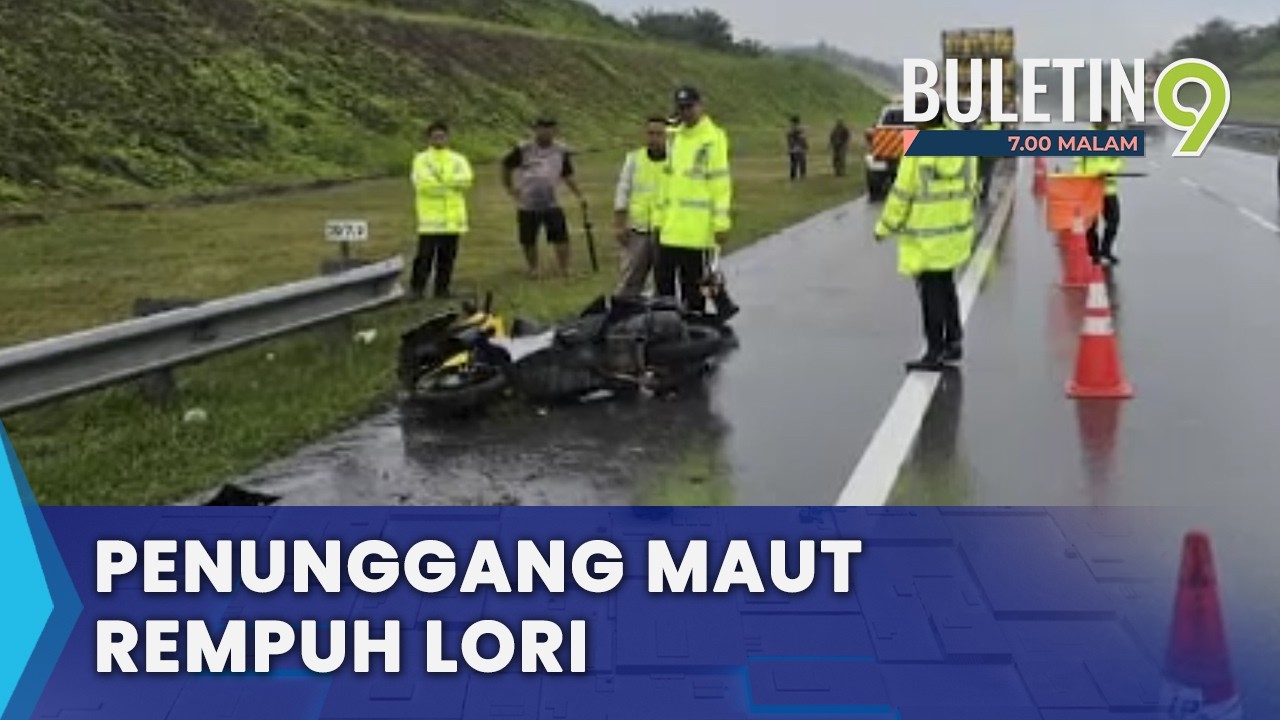Pengawal Keselamatan Maut, Motosikal Rempuh Lori Di LPT2 (B9)