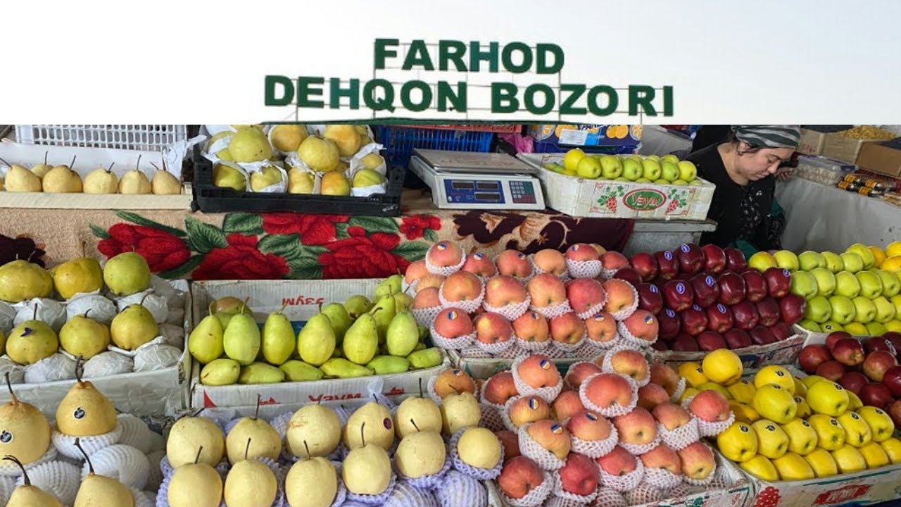 Farhad Market I Фархадский Рынок I Tashkent 4k