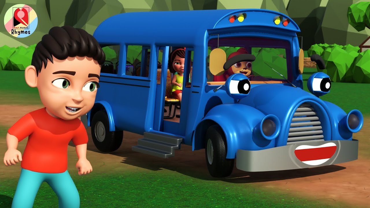 Wheels on the bus - Kids Songs and Nursery Rhymes | MAP MUSIC Rhymes