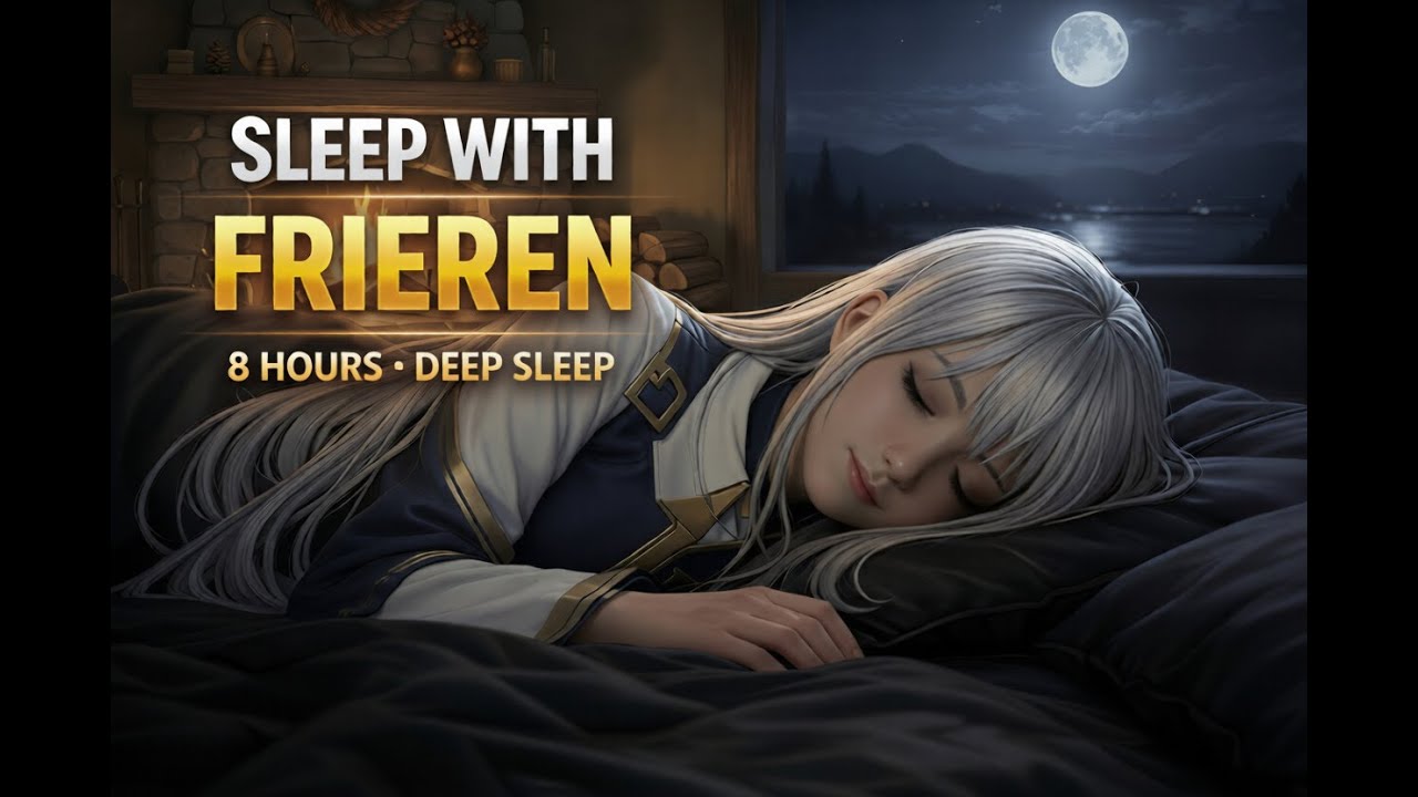 Sleep With Frieren 🌙 | 8 Hours Deep Sleep Anime Music | Fall Asleep Fast, No Talking #anime #sleep