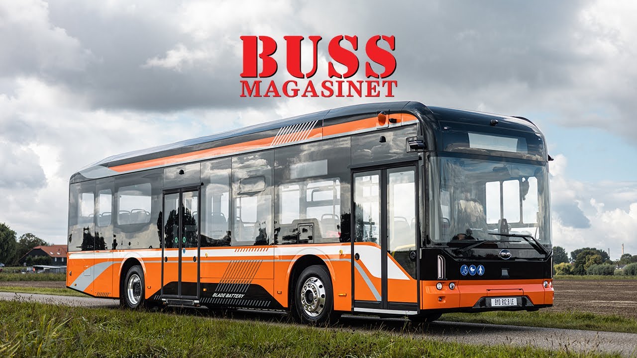 Запас хода 500 км! Встречайте новый электробус BYD B12.b LE