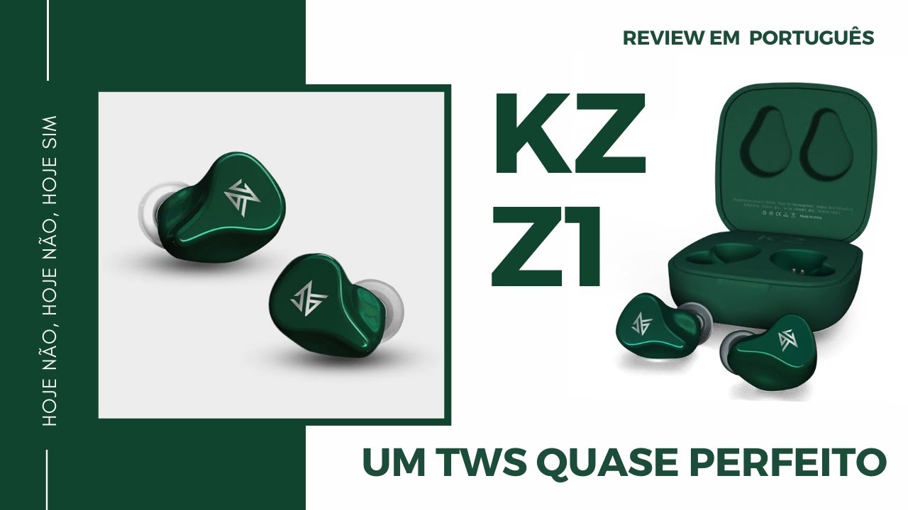KZ Z1 TWS - QUASE PERFEITO, vale a pena? [Review #01]