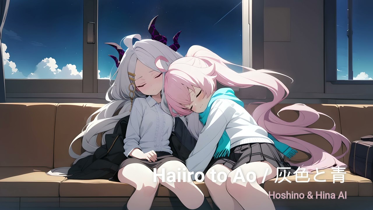 【ホシノ & ヒナ (Hoshino & Hina) AI】 Haiiro to Ao / 灰色と青 (ブルーアーカイブ / Blue Archive AI Cover)