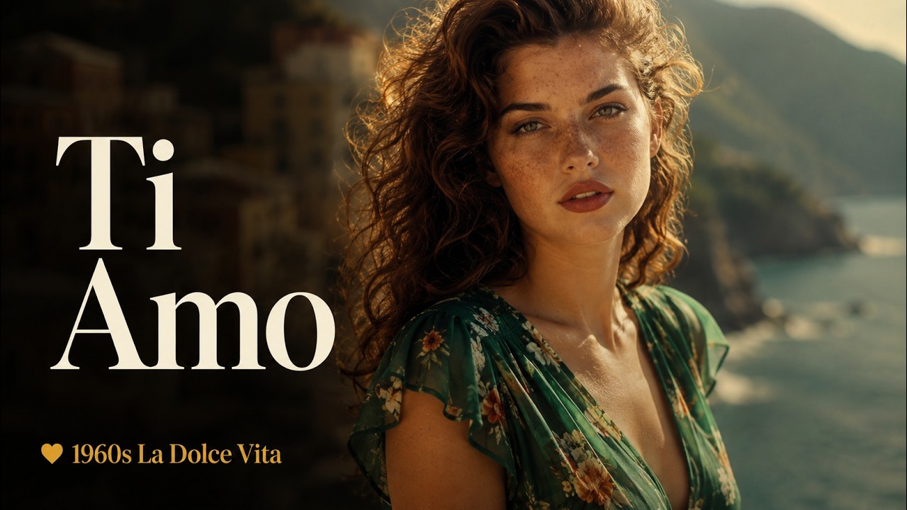 Ti Amo ❤️ Where Love Rests Like Salt & Sun | 1960s Italian Romance