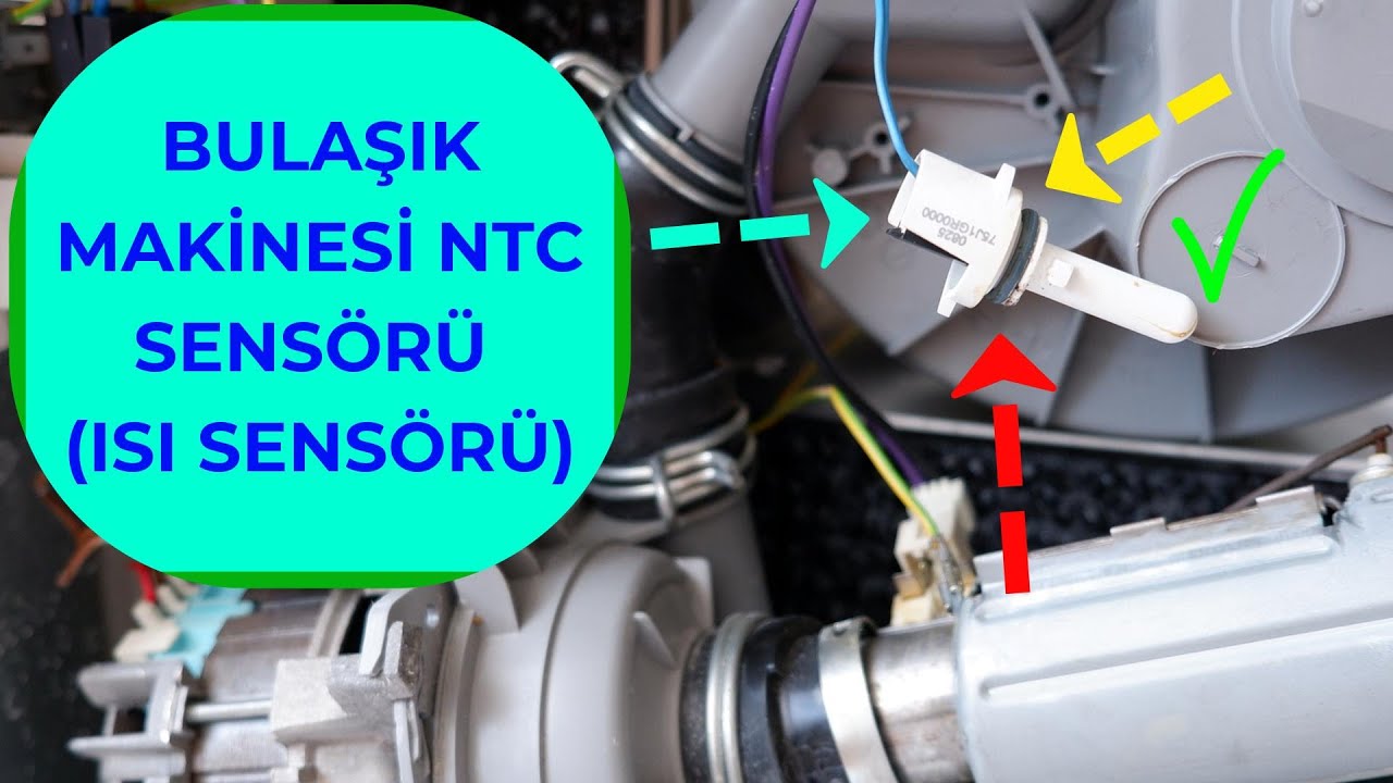 Посудомоечная машина не нагревает воду полностью Датчик нагрева (NTC)