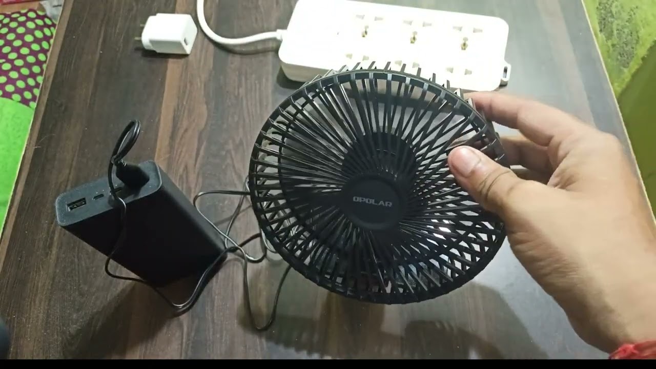 Non stop 12 hours working high speed usb fan
