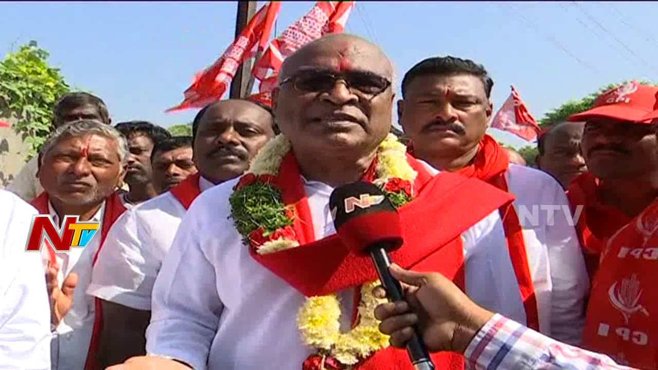 CPI Leader Chada Venkat Reddy Starts Election Campaign | Face to Face | NTV