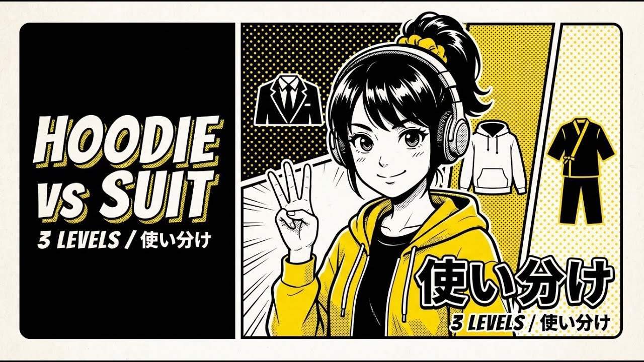 Hoodie vs Suit: 3 Levels of Japanese Politeness (Listening Practice)