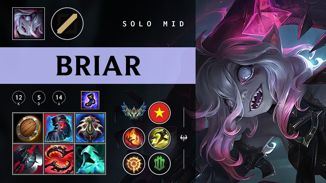Briar Mid vs Twisted Fate - VN Challenger Patch 26.04