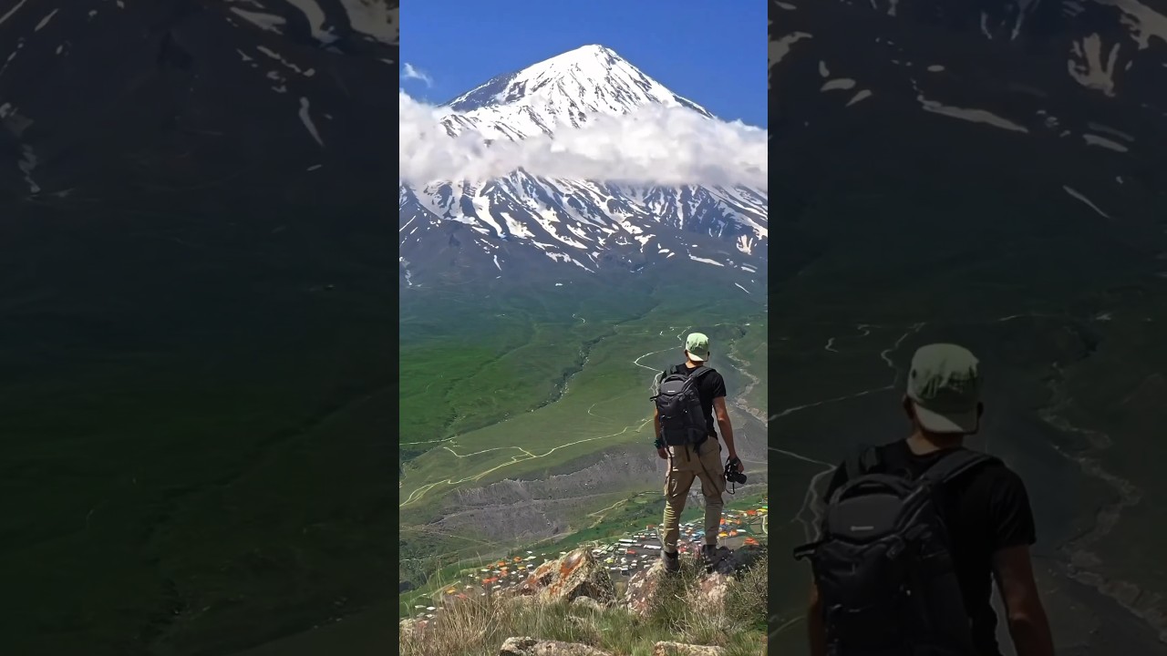 قله دماوند در بهار، ایران 🇮🇷