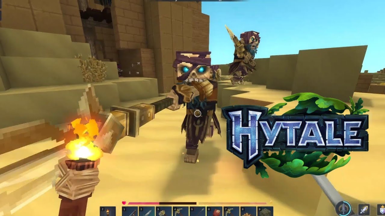 RAIDING AN ENEMY BASE | HYTALE