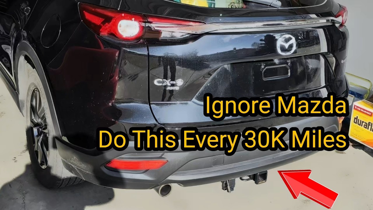 How To Drain & Fill (Change) Rear Differential Oil On A 2016-2023 Mazda CX-9