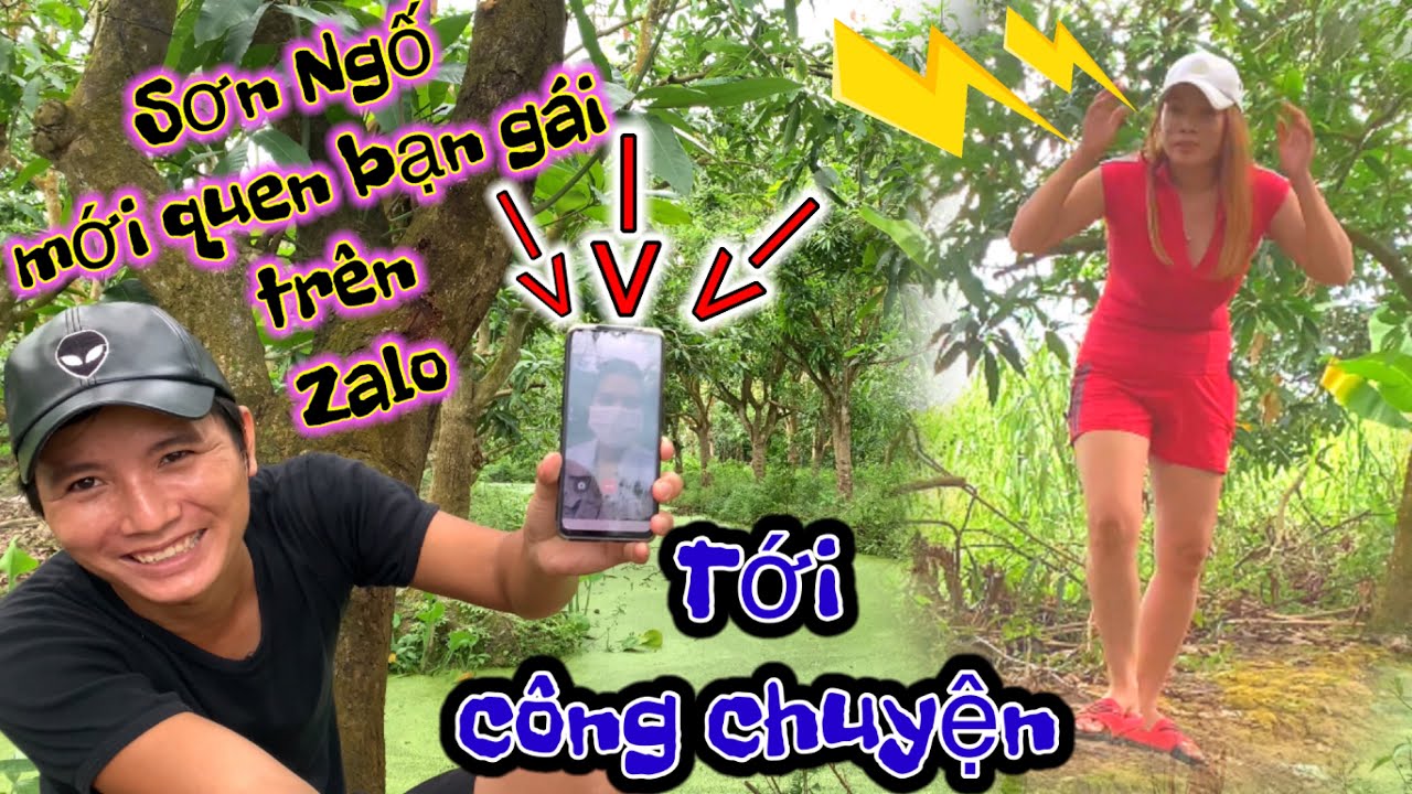 Tới công chuyện.. Sơn ngố mới quen người bạn gái trên zalo và cái kết | Sơn Ngố vlog