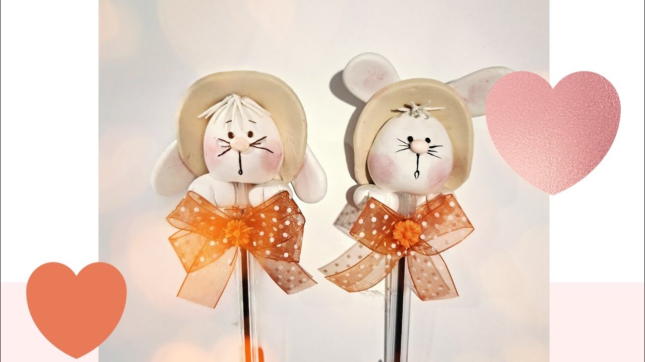 🐰Lapicera coneja🐰🌷Cecy Tips y Manualidades  
