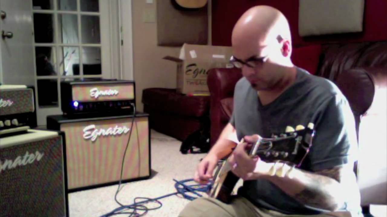 Egnater Tweaker with a  Gibson Les Paul Classic