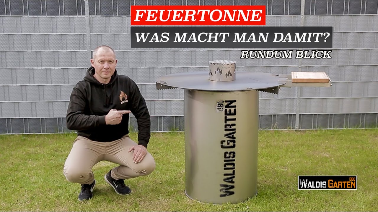 Feuertonne & Feuerplatte: Aufbau, Einbrennen & Grill-Ideen | Grillrost.com