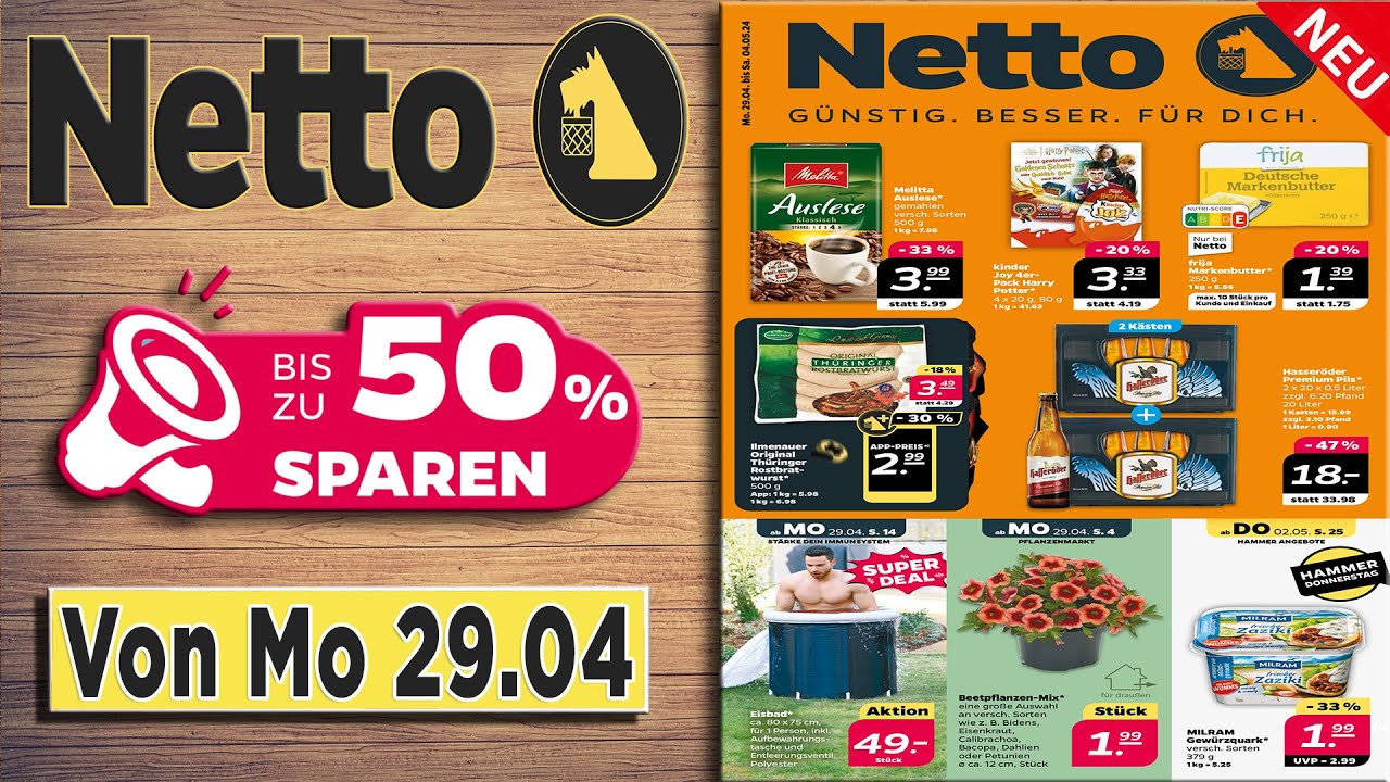 NETTO Prospekt &ndash; Angebote ab 29.04.2024