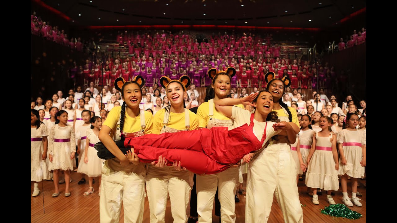 The Australian Girls Choir perform songs from The Lion King
