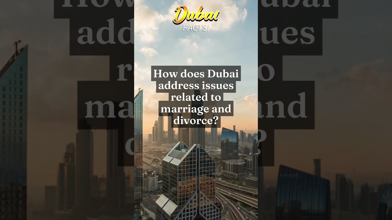 Marriage and Divorce in Dubai. #shorts #dubaifacts #dubai