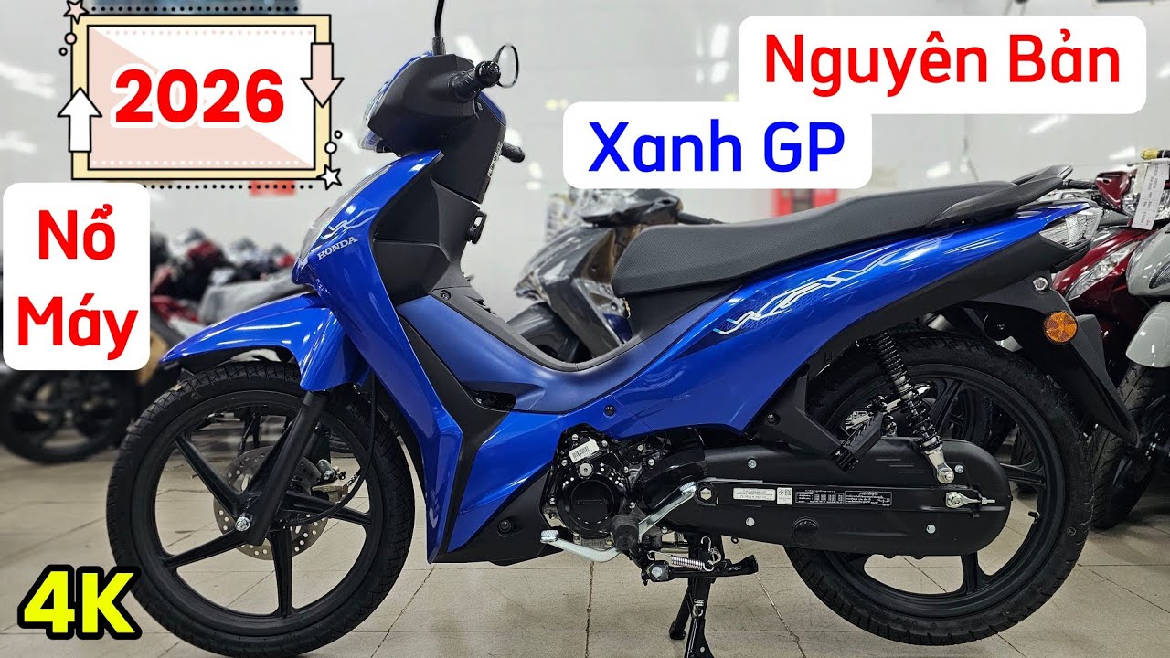WAVE 110i 2026 Xanh GP NK Thái Lan nổ máy đầu tiên tại CH Mai Duyên. Khải Phạm #wave #110 #2026 #xe 