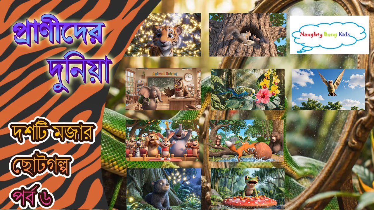 প্রাণীদের দুনিয়া | দশটি মজার ছোটগল্প | পর্ব ৬ | Animal world | Ten funny short stories | part 6