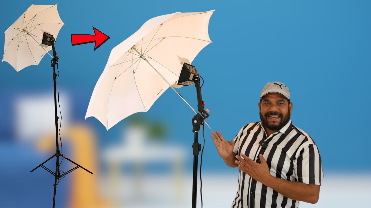 Best Studio Light Under 2000 😋😎 | Umbrella Light Review & Testing