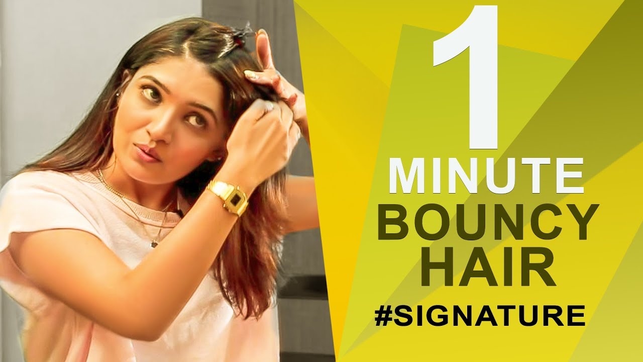 How to get Bouncy Hair | Vani Bhojan's Hair Secret #Signature