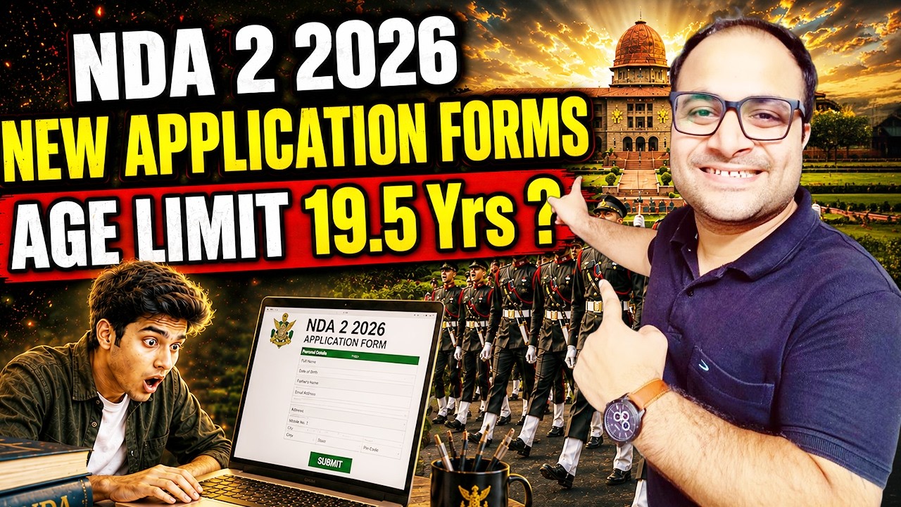 🚨 UPSC NDA 2 2026 NEW FORMS OUT  | LAST DATE, NEW AGE LIMIT , SEATS, Check Everything FAST 😲