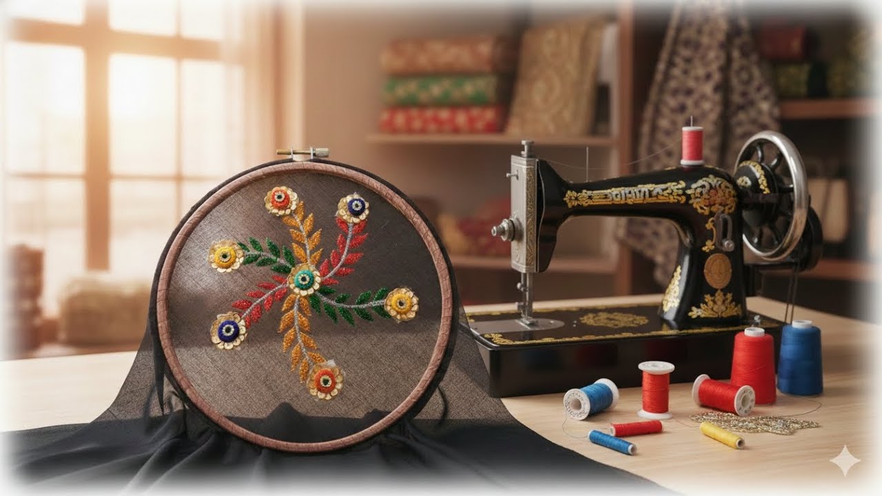Full Banan sikhe ka hai embroidery kadai hand work on 