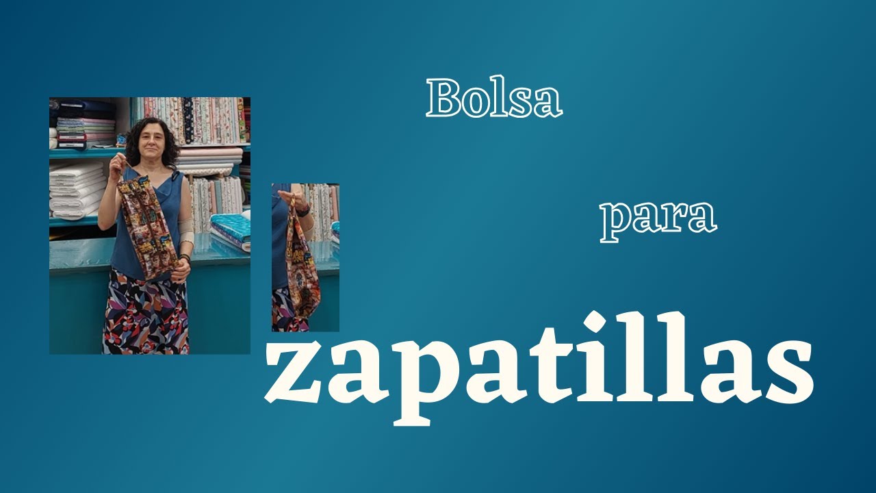 Bolsa para zapatillas 👟una costura rápida, fácil y práctica 🧵✂