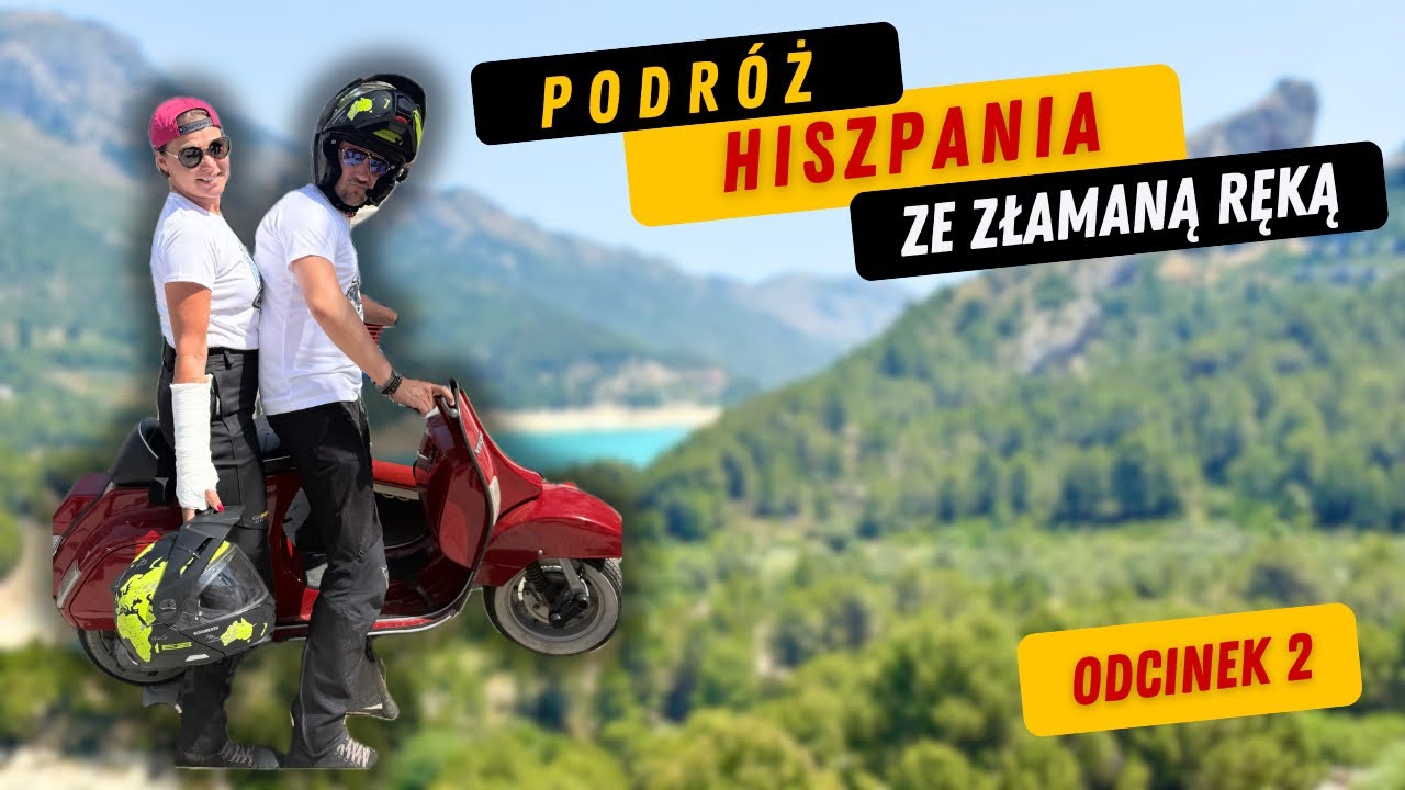 Hiszpania na motocyklu 🇪🇸 - Costa Blanca - jazda ze złamaną ręką na motocyklu i test Voge 525 - #2