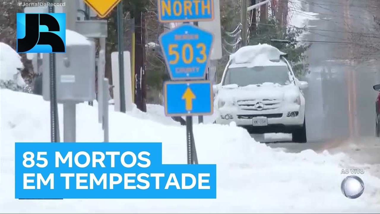 Tempestade de inverno que atinge os EUA desde a semana passada deixa ao menos 85 mortos