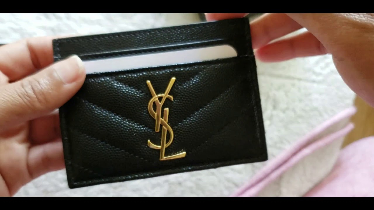 Saint Laurent Flat Cardholder - Wear and Tear Review and Comparison - New vs Old