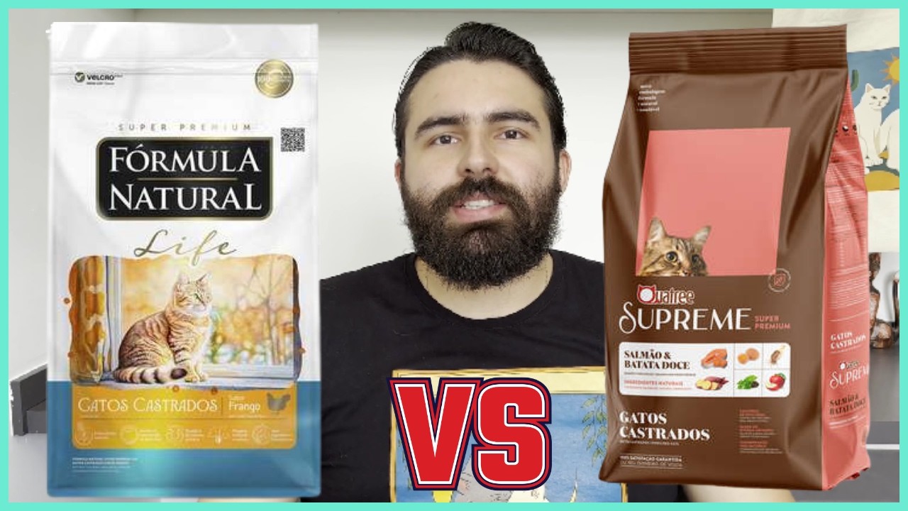 Ração Fórmula Natural Life vs. Quatree Supreme - Qual é Melhor?