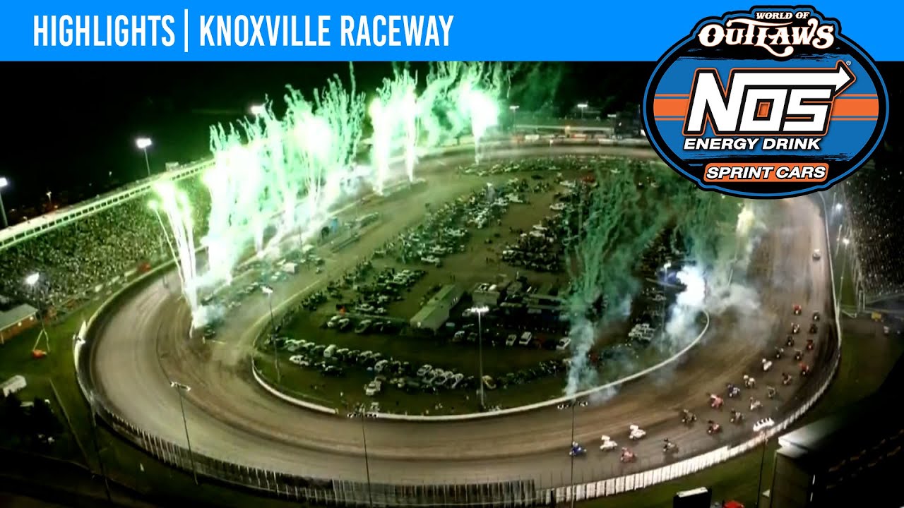 World of Outlaws NOS Energy Drink Sprint Cars Knoxville Raceway, August 14, 2021 | HIGHLIGHTS