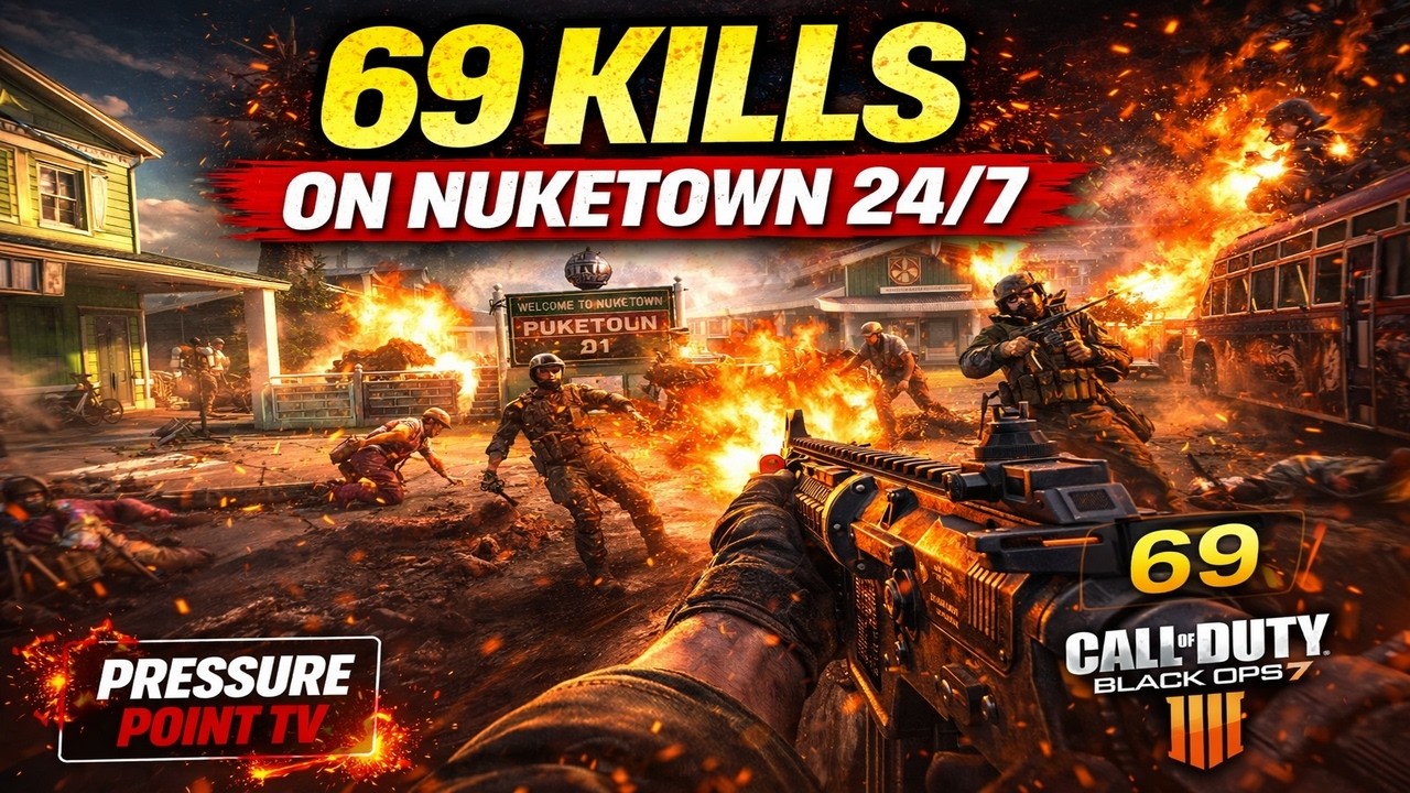 69 Kills On Nuketown 24/7