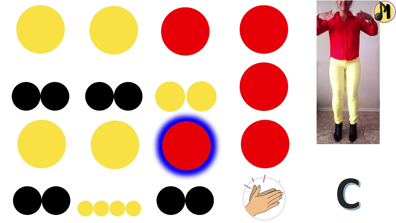 ¿TE ATREVES AL RETO DE COORDINACIÓN CON COLORES? #LETKISS #PERCUSIONCORPORAL #RITMOGRAMA