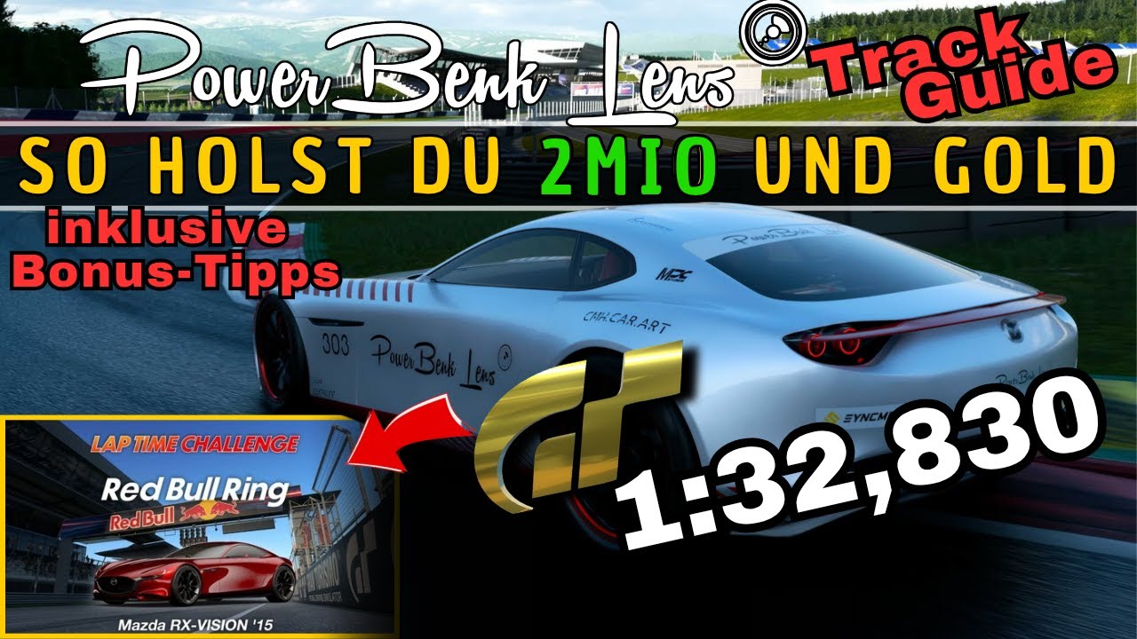 *easy Money* Improve Your Laptime on Red Bull Ring in GT7 I Track Guide + german commentary